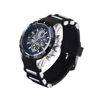 Weide Mens Black Silicon Strap Watch WH1103-7C (Intl)  