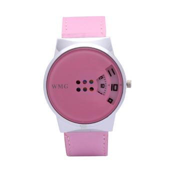 Womage New Rhinestone Watches Brand Luxury Creative Crystal Watch Ladies Fashion Dress Quartz Wristwatches(Pink)  