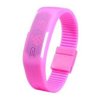 Women's Pink Rubber Strap Watch (Intl)  