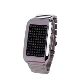 ZHENGQI Men's Cool Lava LED Luminous Watch (Sliver)(INTL)  