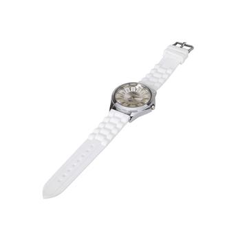 ZHENGQI Women's Flower Shape Jelly Quartz Watches(White)(INTL)  