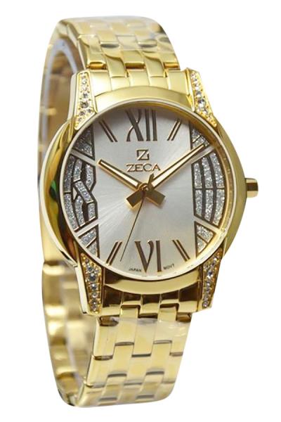 Zeca 103L Lady Gold - Jam Tangan Wanita - Gold - Stainless Steel