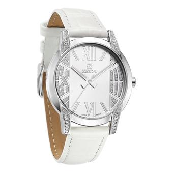 Zeca Jam Tangan Wanita 103L - Putih - Leather  